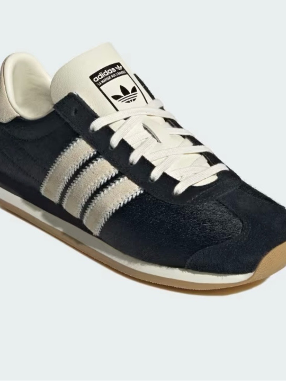 adidas Women's Black and Cream Retro Low-Top Sneakers
